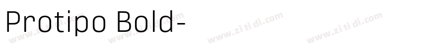 Protipo Bold字体转换
